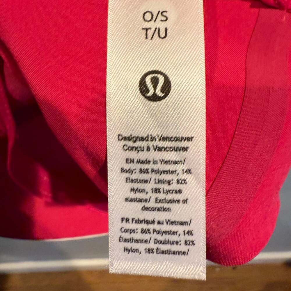Lululemon Fast and Free Run Hat *Pony Pink – NWT - Picture 5 of 6